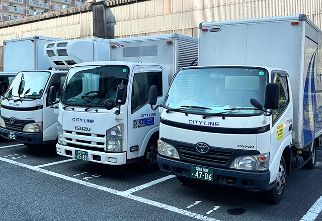 アルミバン車・冷蔵冷凍車・普通車の写真
